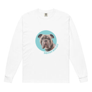 Garment-dyed heavyweight long-sleeve shirt